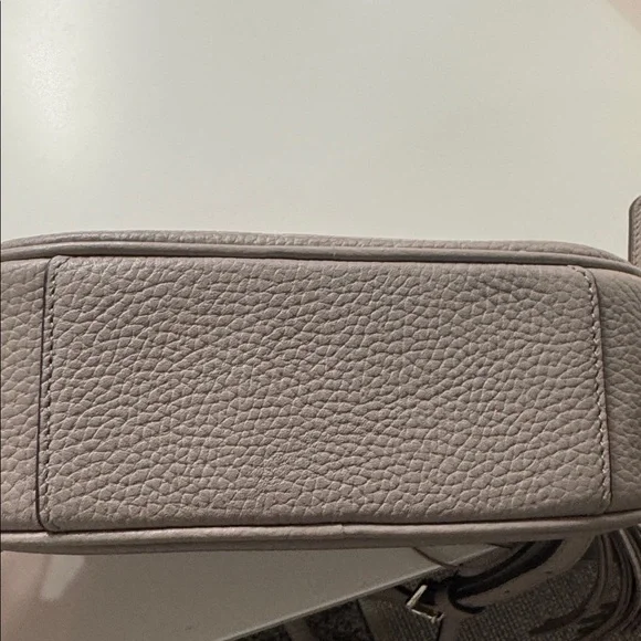 kate spade Leather Pebbled Crossbody in Taupe Gray with Tassel - Picture 6 of 6